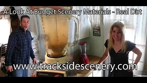 Budget Model Railroad Scenery - Ground Cover = Real Dirt!