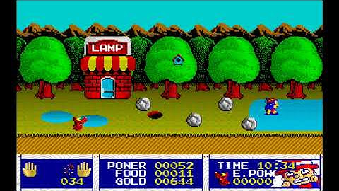 うっでぃぽこ（FM77版）①女の子キャラ開始／春～夏ステージ