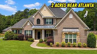 What $719K Buys You in Fayetteville GA | 2 Acres of Brick Luxury