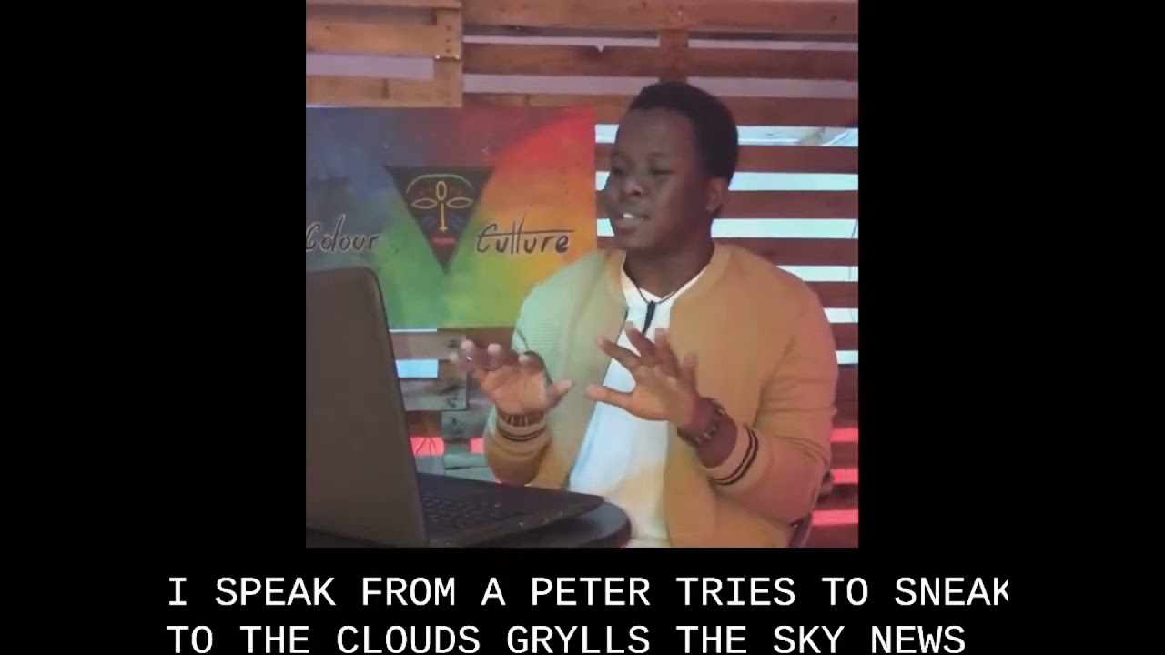 Musenga Katongo at the Fire and Dust Poetry Event during BBC Contains Strong Language Festival 2021