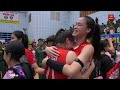 🔴Mẹ Kiều Trinh "vỡ òa cảm xúc" ôm hoa chúc mừng con gái đã cùng Thông Tin lên ngôi vô địch ♥️♥️♥️