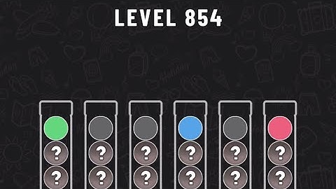 Ball Sort Puzzle Level 854 #ballsortpuzzle #ballsortpuzzlegameplay #puzzlegame #mobilegames
