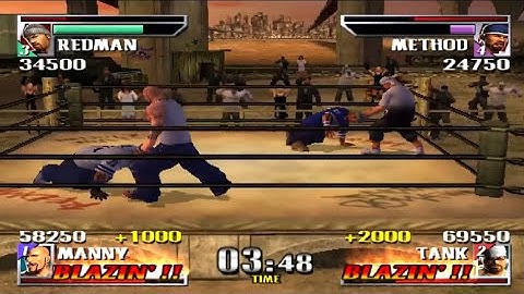 Def Jam Vendetta - Tank & Manny VS Method Man & Redman (PS2) #ps2classic #defjamvendetta