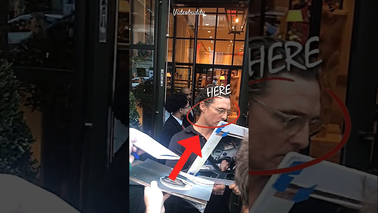 Мэттью Макконахи замечен на улице🔥