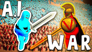 I Made 10.000 A.I Warriors FIGHT A.I Spartans... (Deep Reinforcement Learning)