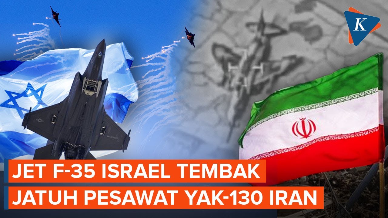 Jet F-35 Israel Tembak Jatuh Pesawat Iran Buatan Rusia di Langit Teheran