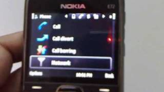 Optical Navi Key on the Nokia E72