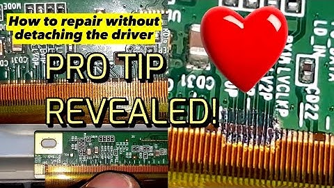 SMART WAY TO FIX MINOR CORROSION #tv #lcd #led