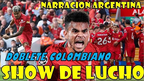 DOBLETE DE LUCHO DIAZ  QUE BRILLA EN LA PREMIER LEAGUE- GRAN TECNICA DEL COLOMBIANO