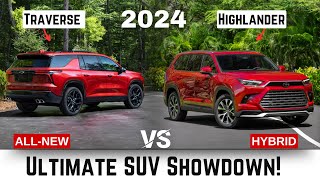 New 2024 SUV Battle: Chevy Traverse vs Toyota Grand Highlander Review | Which Ride? Toyota Highlander Vs Chevy Traverse