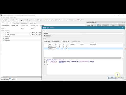 Video: Hvordan opretter jeg en SQLite-fil?