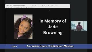 Board of Education Meeting 7/29/26