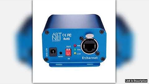 Artnet to DMX Controller DMX Ethernet Lighting Controller Professional Artnet DMX Interface 3 Pin O