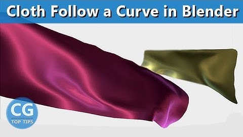 Animating Cloth Along Path in Blender