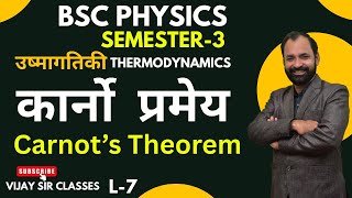 Carnot,s Theorem ( कार्नो प्रमेय ) | Bsc Physics Semester-3 L-7