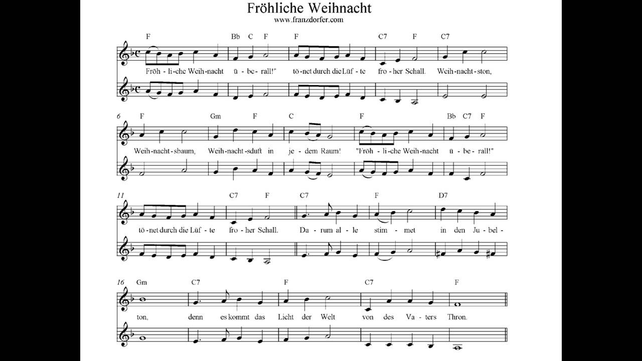 Fröhliche Weihnacht - YouTube