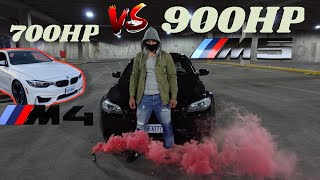 BMW F10 M5 900HP მიმოხილვა 100-200? გაზაობა 700 ცხენიან M4 თან