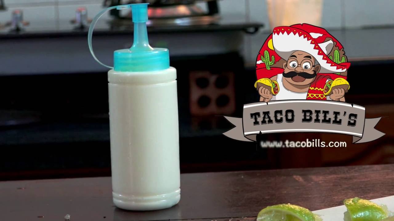 How to make Mexican Sour Cream TacoBill's (English) YouTube