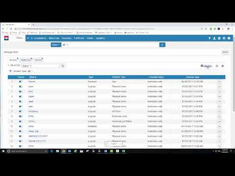 Alma Inventory - YouTube