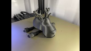 3D Printed Reindeer - Timelapse - Xmas - Holidays