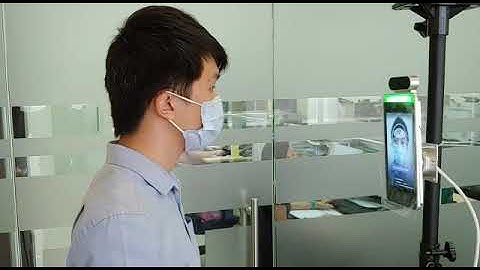 AFR8800Tx Face Recognition with Mask and Fever Detection Test Video