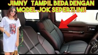 JOK MOBIL SUZUKI JIMNY tampil beda dengan model cover jok seperti ini.