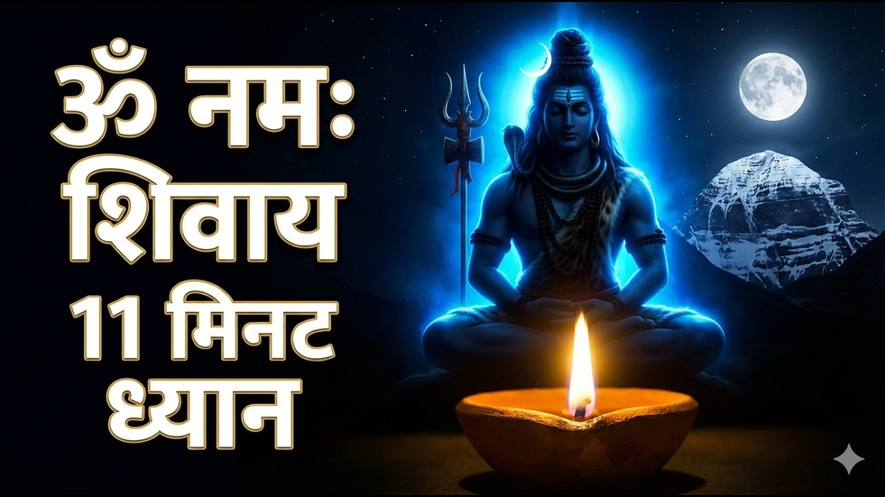 ॐ नमः शिवाय | 11 मिनट ध्यान | Shiva Meditation Mantra | Mahashivratri Special | Deep Peace