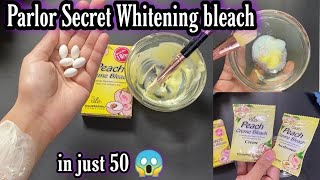 Parlor Secret Whitening Bleach At Home In Just Rs50 Eid Special
