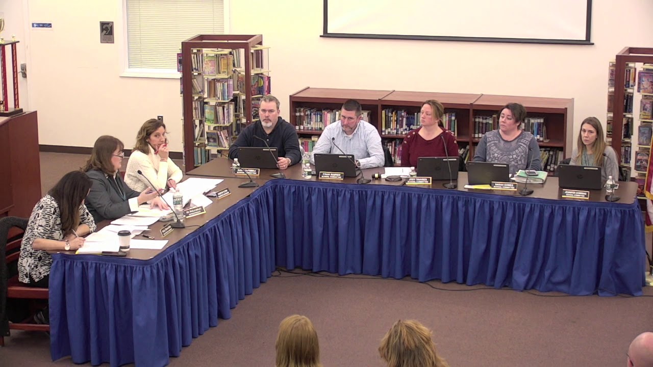School Committee Jan. 21st 2020 YouTube