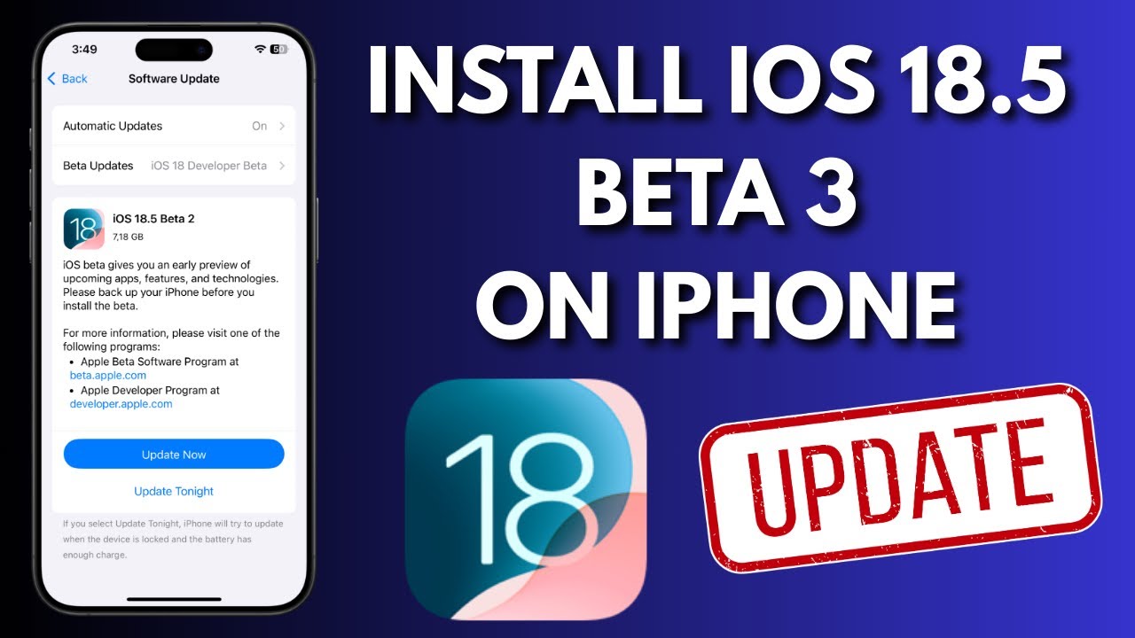 How To Install iOS 18.5 Beta 3 For The First Time On iPhone