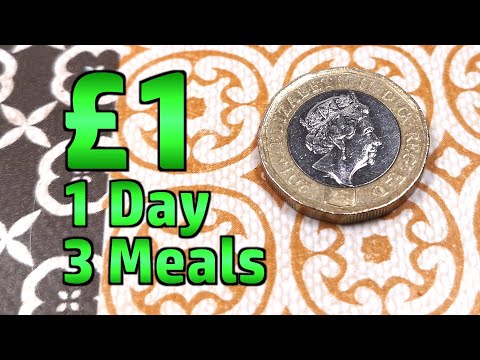 1 Day, 1 Pound, 3 Meals - Limited Budget Food Challenge