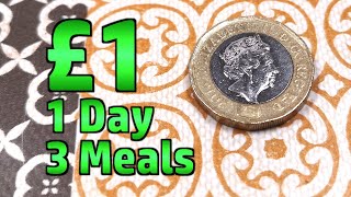 1 Day, 1 Pound, 3 Meals - Limited Budget Food Challenge