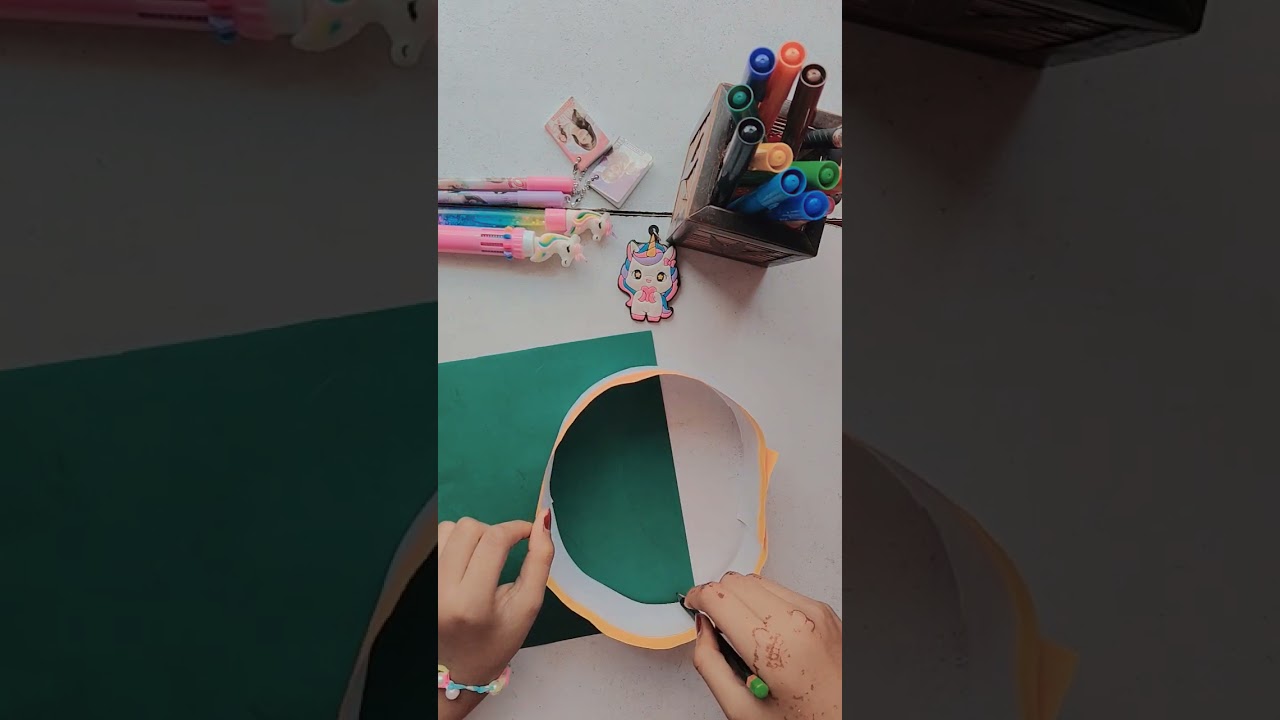 # DIY tricolour cap 🧢 using paper # Independence day special craft 💝# crafts 