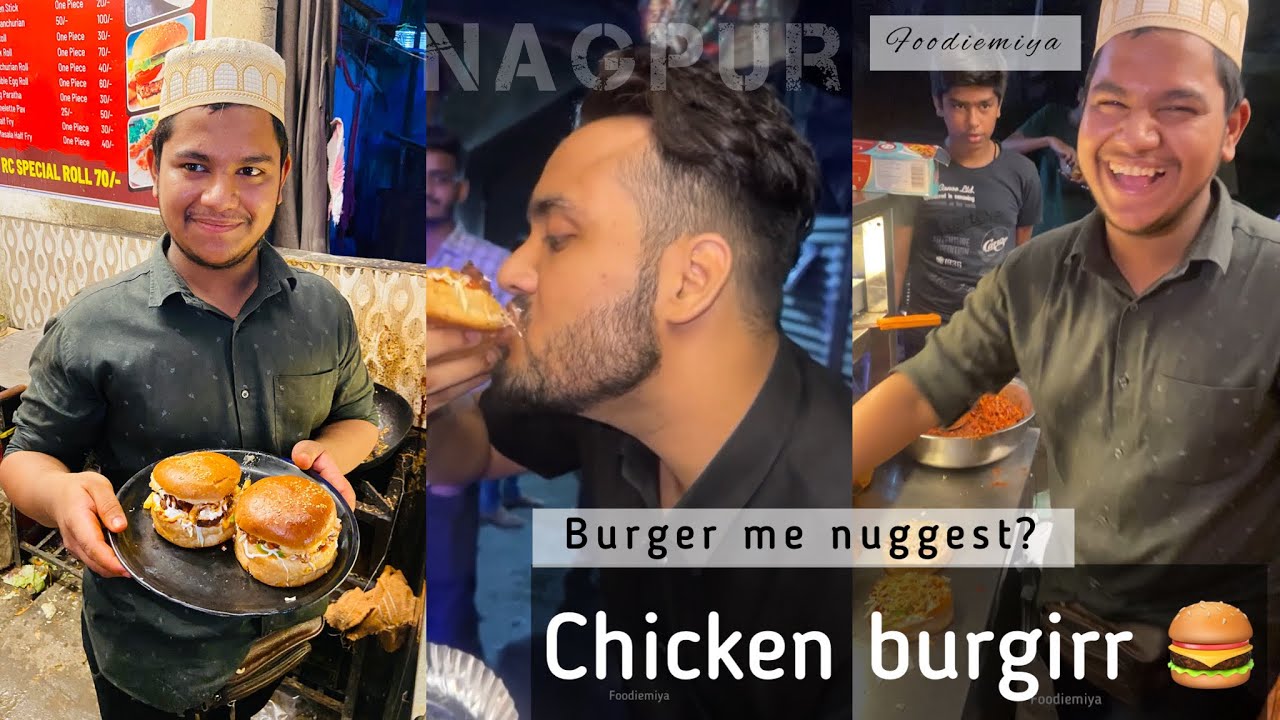 Rahil Bhai Mominpur famous Rahil bhai ka chicken burgirr लड़के के हाथों में जादू ...