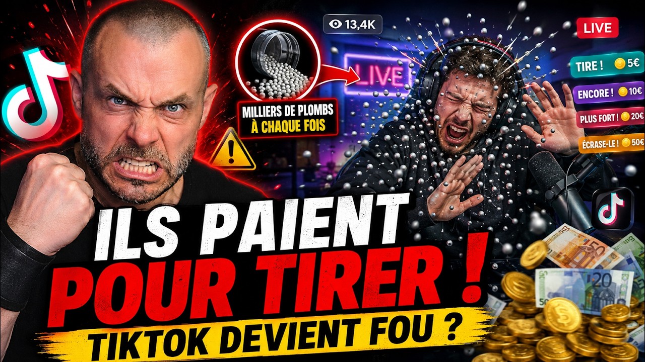 Des viewers TikTok paient pour tirer 2 000 billes sur un streamer