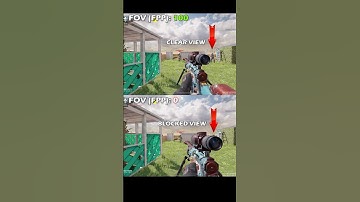 Settings for Gun FOV for Clearer View #shorts #codmobile