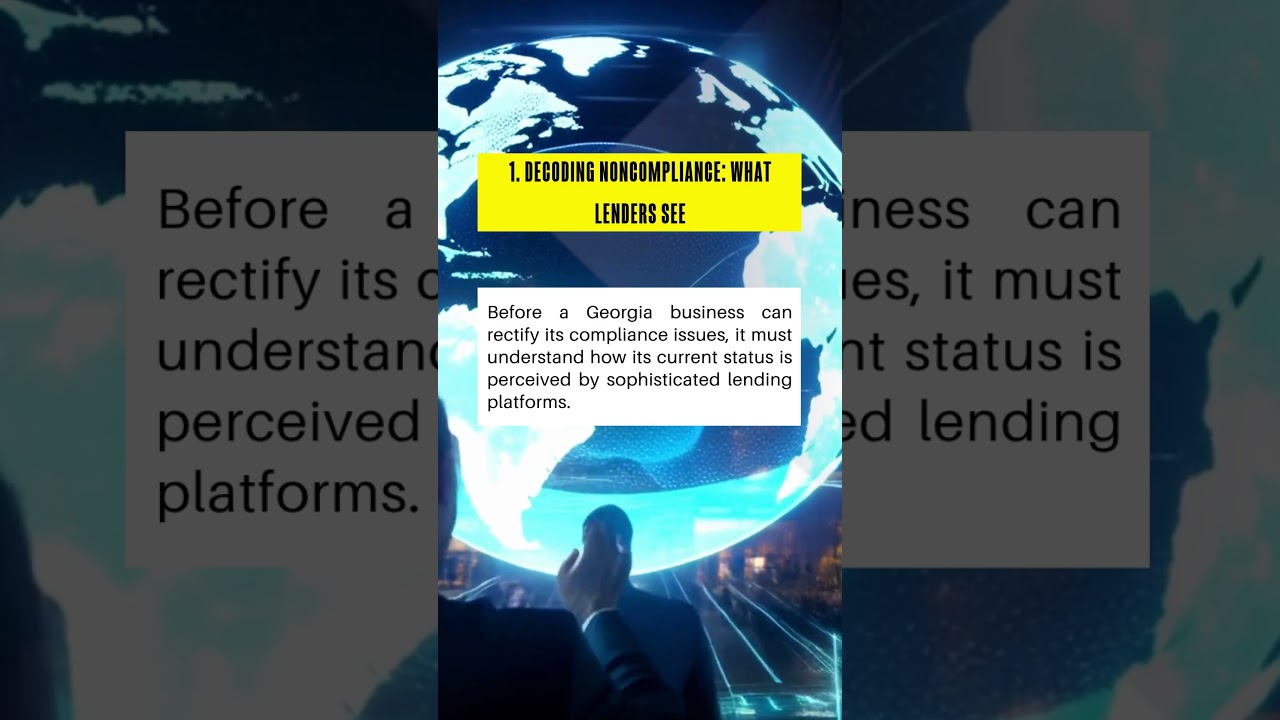 How can a Georgia business move from noncompliance to full compliance?