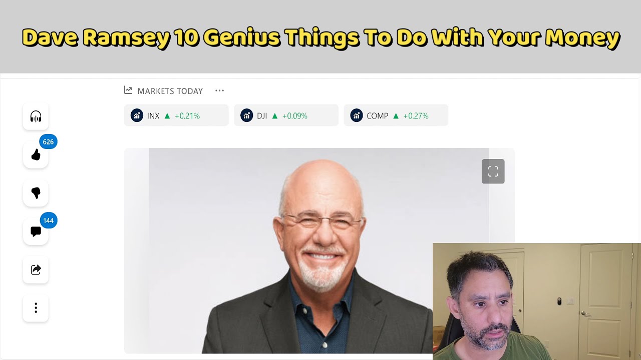 Dave Ramsey 10 Genius Things To Do With Your Money - YouTube