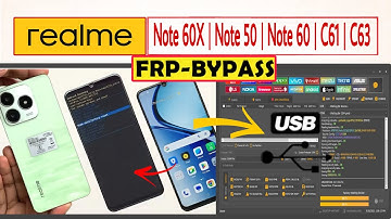 Realme C61-Note 60X Frp Bypass | Realme (RMX3930)Google Account Bypass 🔥 With Unock Tool