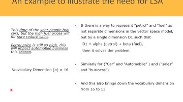 NLP11 Latent Semantic Analysis