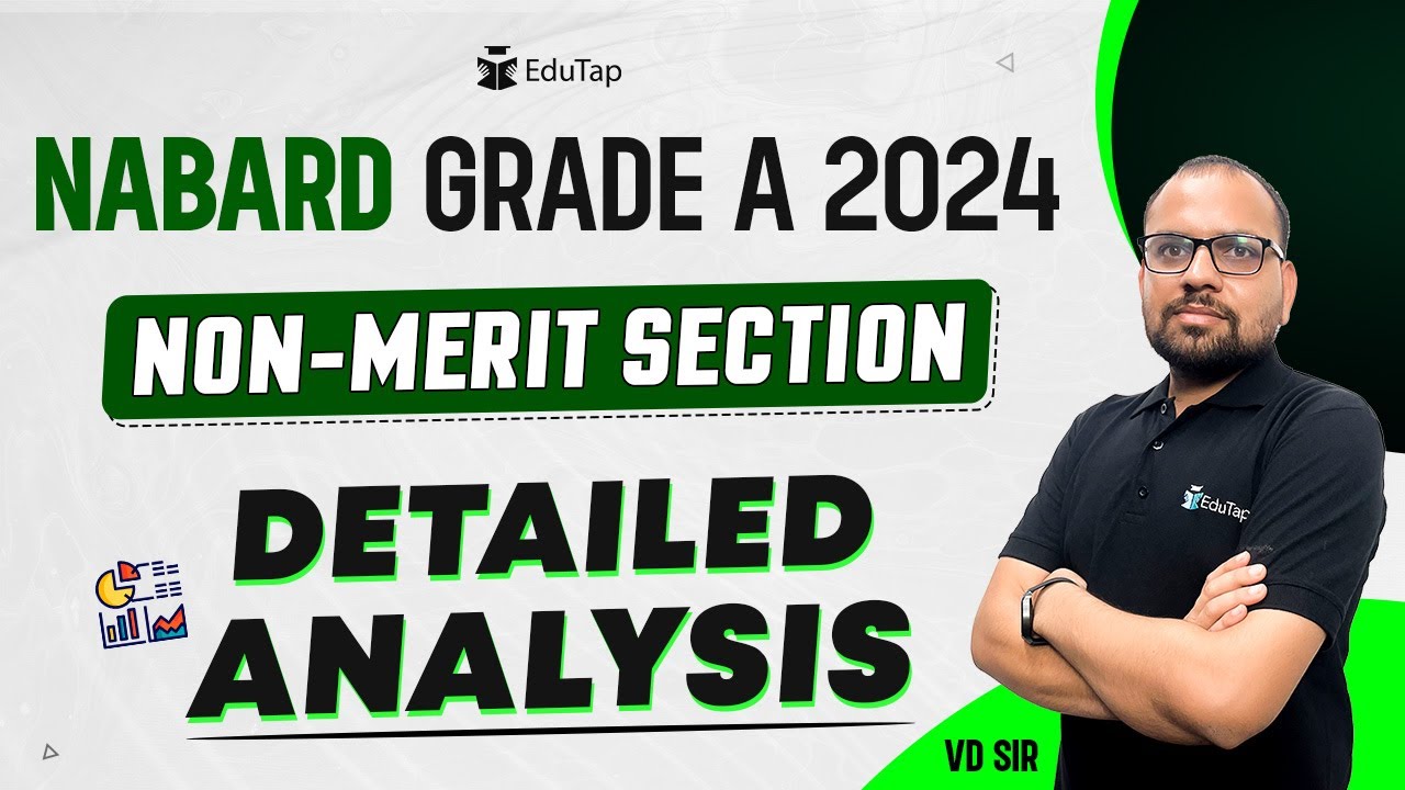 🔴NABARD Grade A 2024 Detailed Analysis of Non Merit Section | NABARD ...