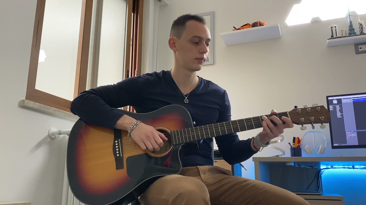 Ultimo buongiorno vita cover chitarra fingerstyle