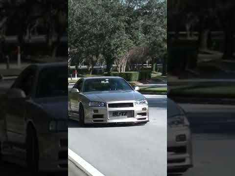 R34 Leaving Car Meet