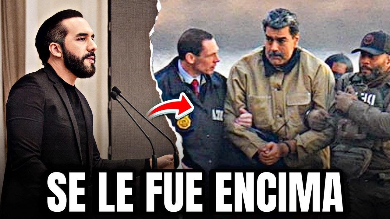 El Discurso de Bukele DESTROZA a Nicolás Maduro ante su Captura🤯