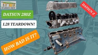 Datsun Z. 280Z L28 Engine Teardown. 240Z 260Z