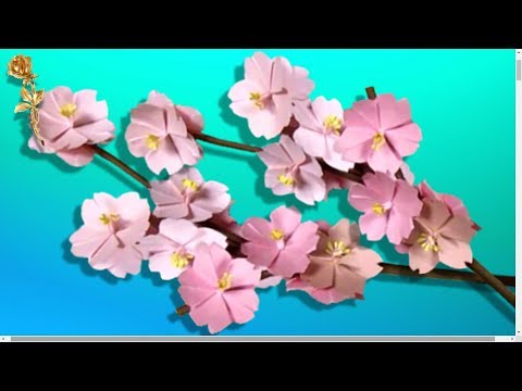 Vidéo: Comment Faire Une Branche De Sakura Avec Du Papier Et Des Bonbons