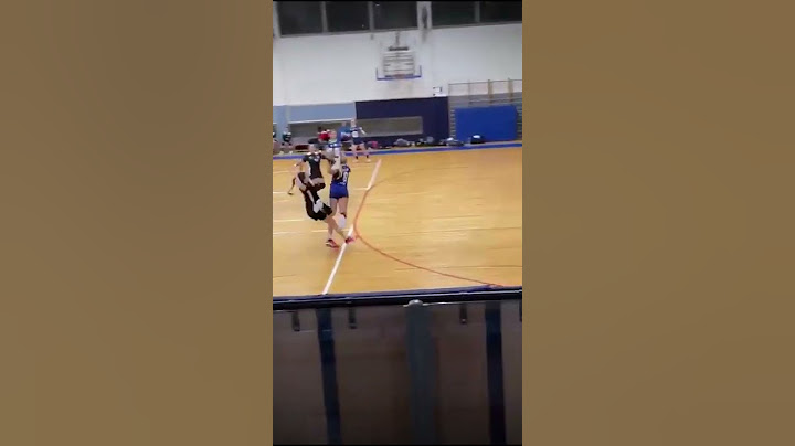 A tough game of handball