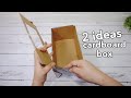 ✔ 2 Super Easy Cardboard Box Ideas