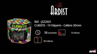 A La Porte Bleue - Feu Dartifice The Ardist Cubiste - Ardi