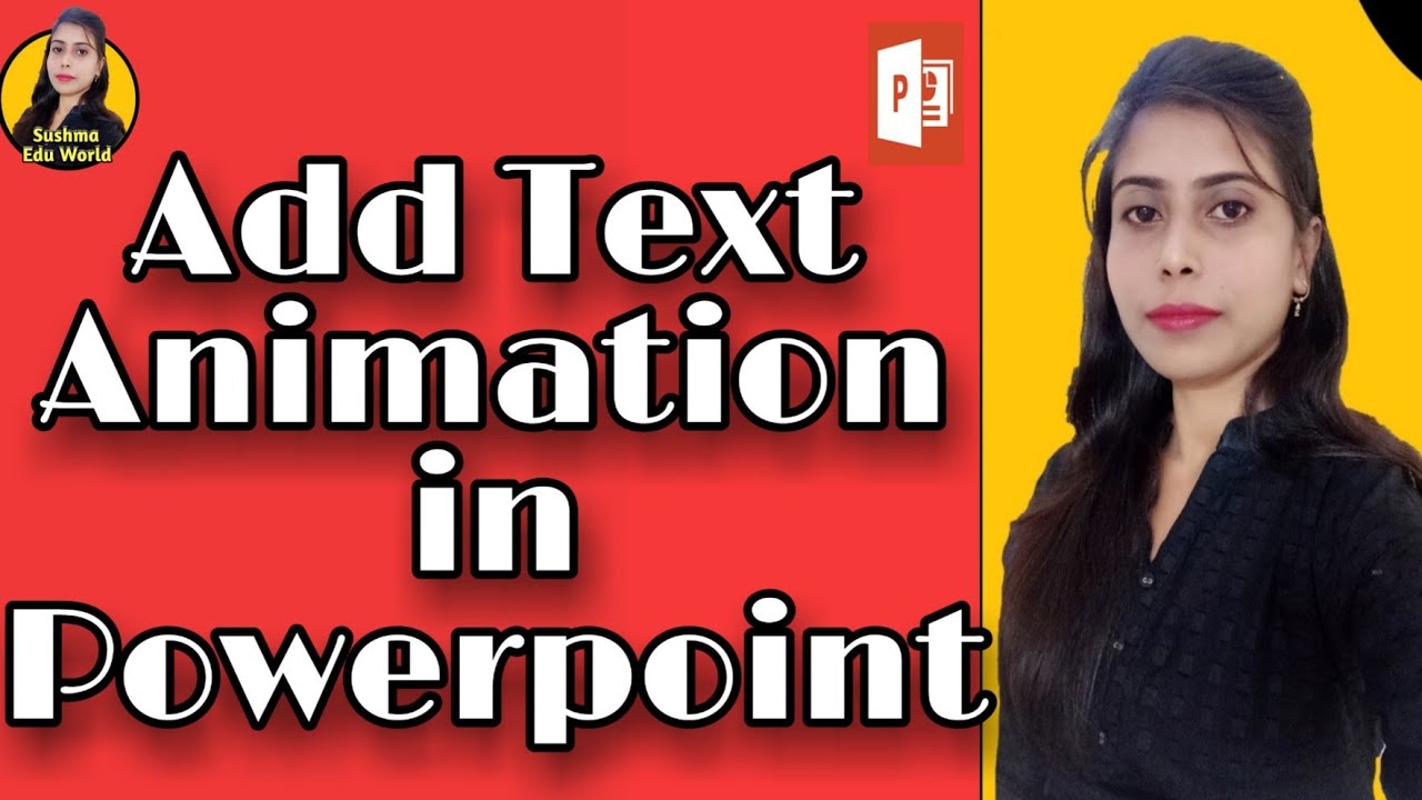 How To Add Text Animation In Powerpoint In Hindi 